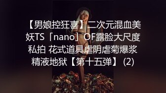 【男娘控狂喜】二次元混血美妖TS「nano」OF露脸大尺度私拍 花式道具虐阴虐菊爆浆精液地狱【第十五弹】 (2)