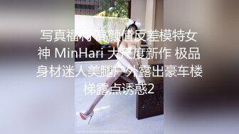 写真福利 高颜值反差模特女神 MinHari 大尺度新作 极品身材迷人美腿户外露出豪车楼梯露点诱惑2